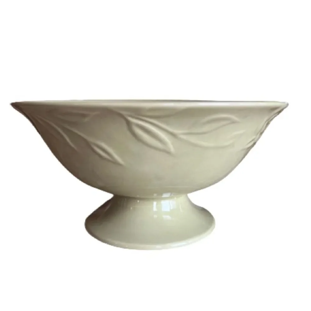 Laura Ashley Sage Green Rosemoor Pedestal Decorative Bowl